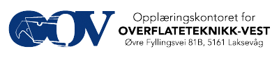 Logo - Opplæringskontoret for overflatetekknikk-vest